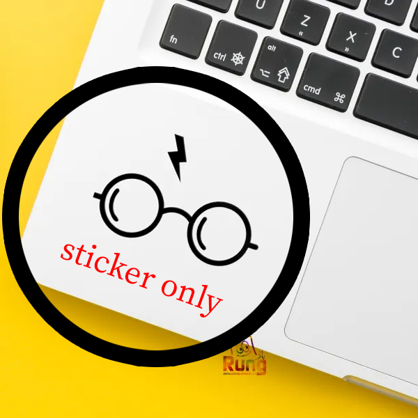 Harry Potter Glasses logo Vinyl Cut Sticker For Laptop and Mobile Phones Sticker Only thumbnail 2