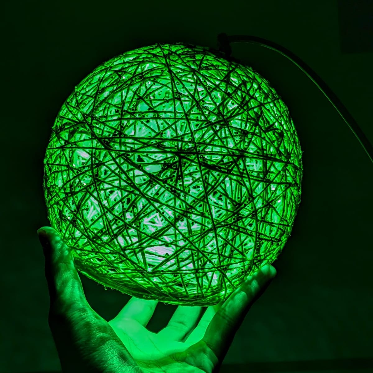 String Ball Lamp - Home Decor Product Designed For Lighting And Daily Interior Decoration Routine (Random Color)) view 3