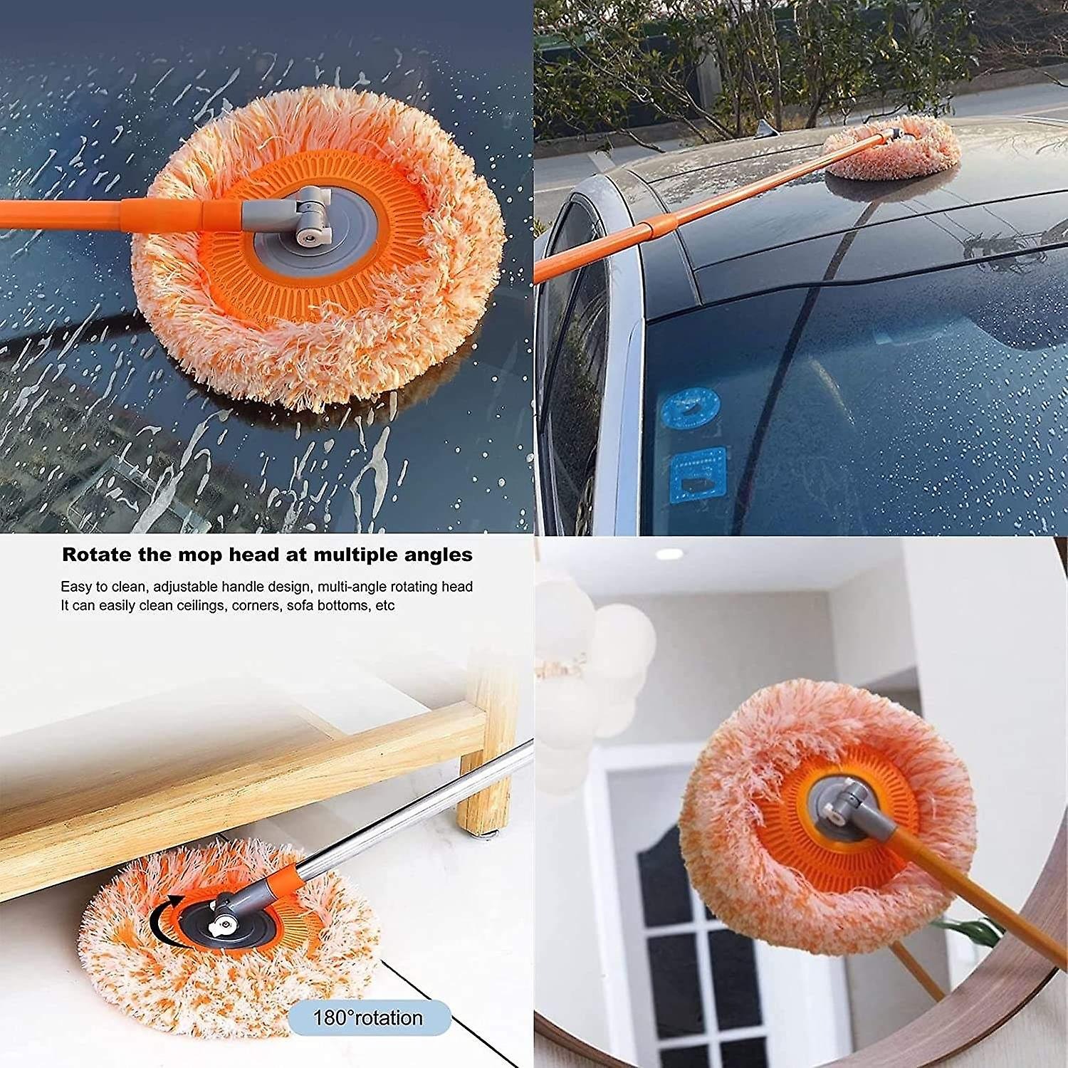 360 Degree Rotatable Adjustable Cleaning Mop Durable Lightweight Easy To Use Practical Choice For Efficient Home And Office Floor Cleaning thumbnail 3