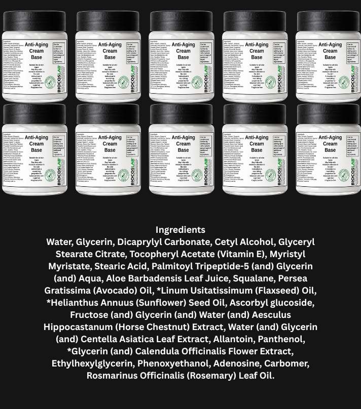 Bioscoslab Anti-Aging Cream Base (500g)