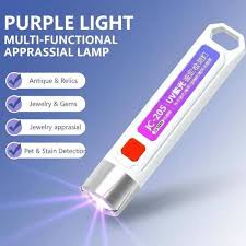 K-206 365nm UV Currency Checker Rechargeable Light | Portable Lightweight UV Torch for Banknote Security Feature, Stain & Security Mark Inspection thumbnail 2