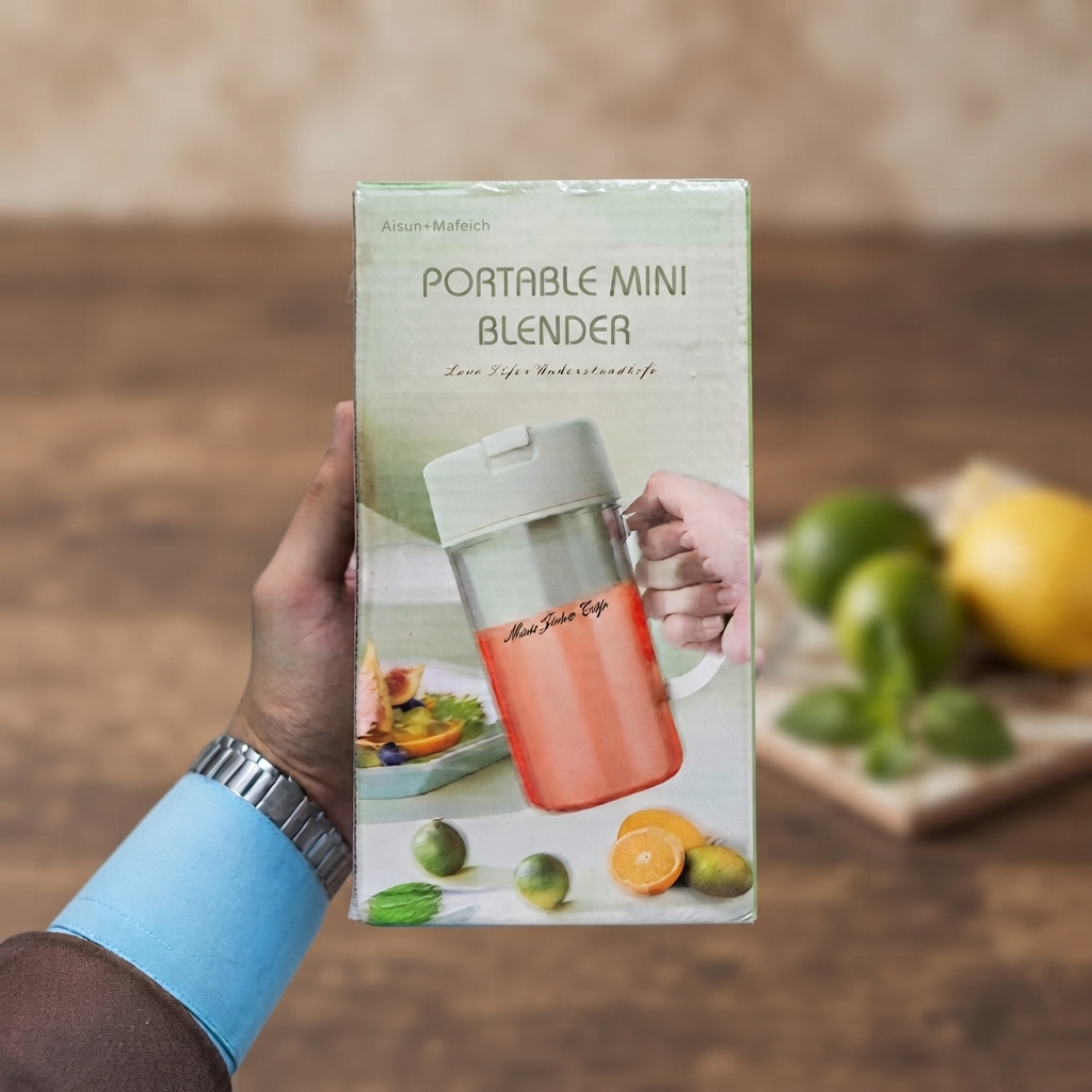 Aisun + Mofeich Portable Mini Blender - Kitchen Appliance Product Designed For Food Blending And Daily Beverage Preparation Routine (Random Color) thumbnail 2