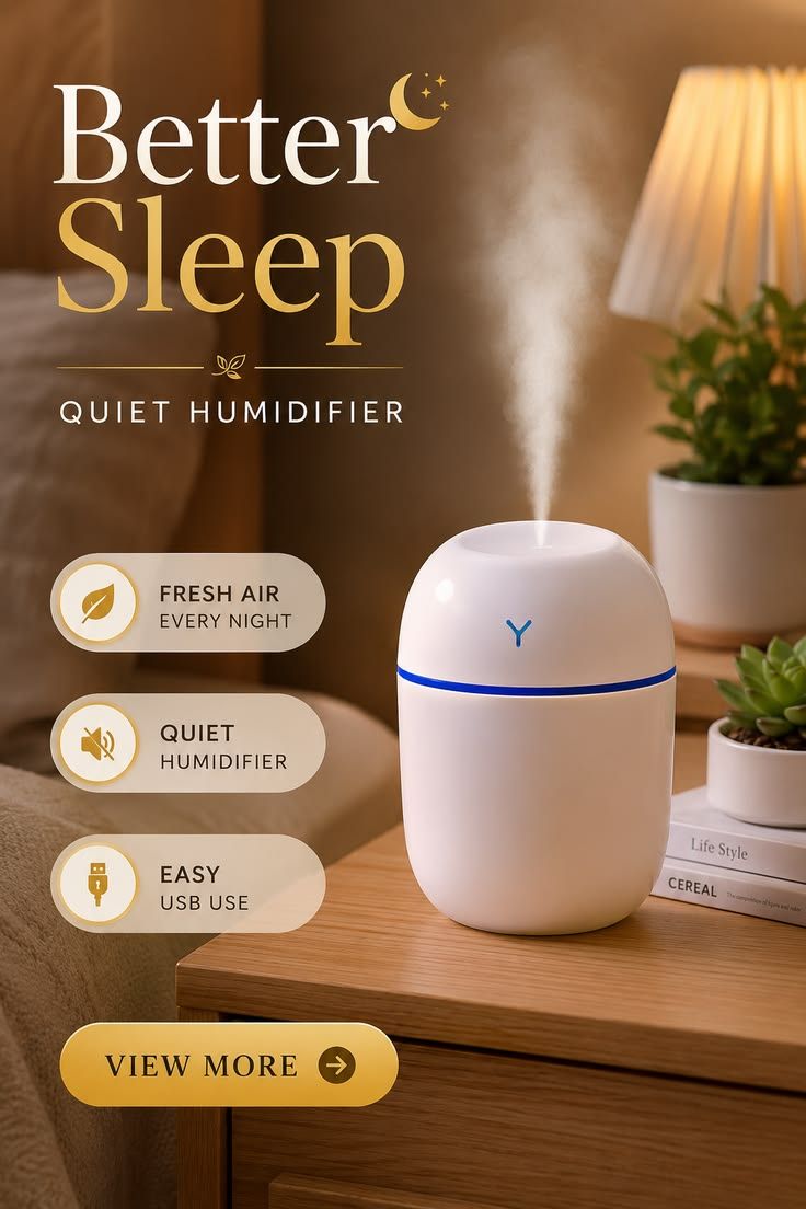 Mini Silent Humidifier - USB Aroma Diffuser