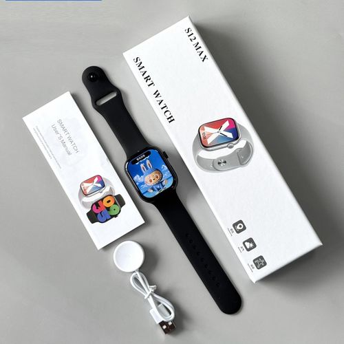 S12 Max Smart Watch with 1.85-Inch Full Touch HD Display, Bluetooth Calling, Smart Notifications, Health Monitoring, Fitness Tracking thumbnail 5