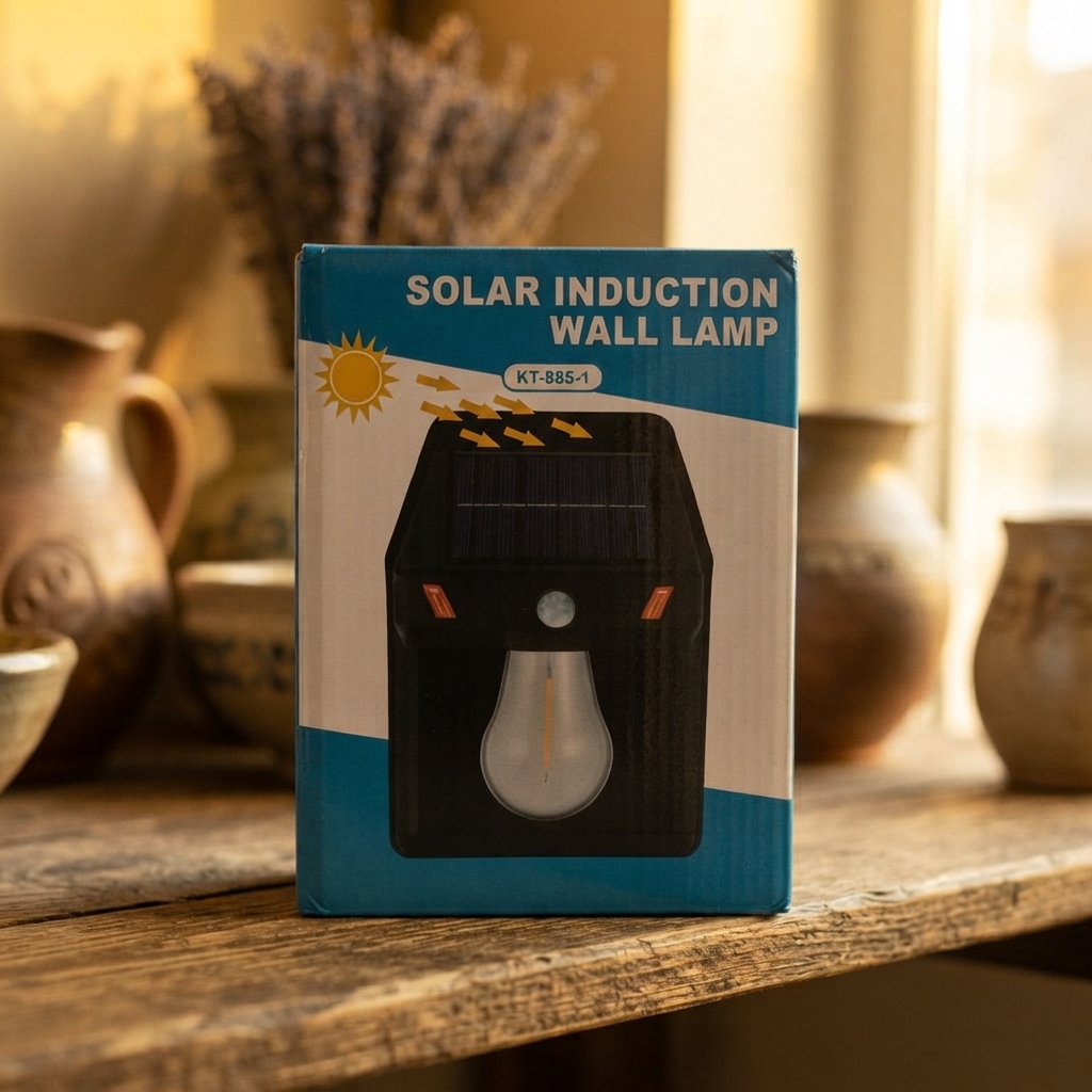 KT-885-1 Solar Induction Wall Lamp - Electronic Product Designed For Lighting And Daily Illumination Routine thumbnail 2