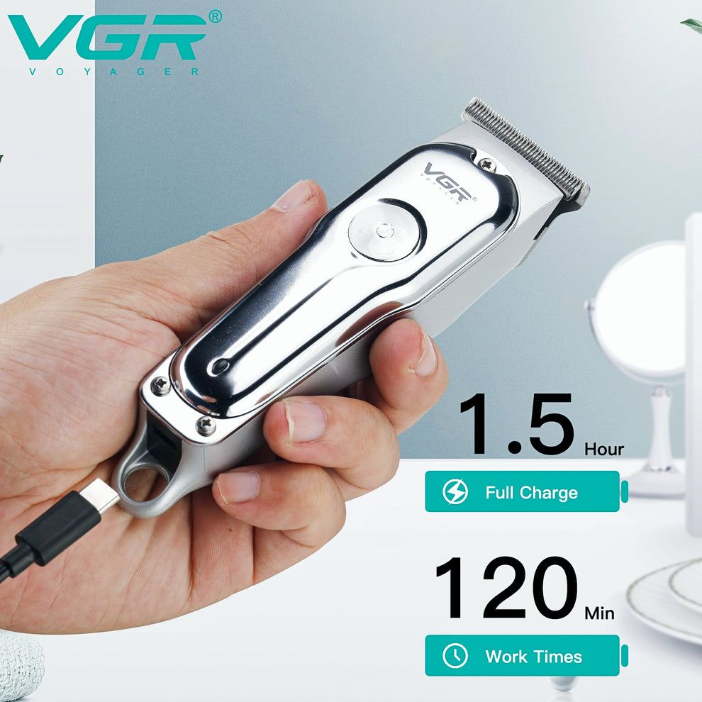VGR V-071 Hair Cutting Machine Electric Hair Clipper Professional Haircut Machine Mini Barber Rechargeable Hair Trimmer for Men thumbnail 4