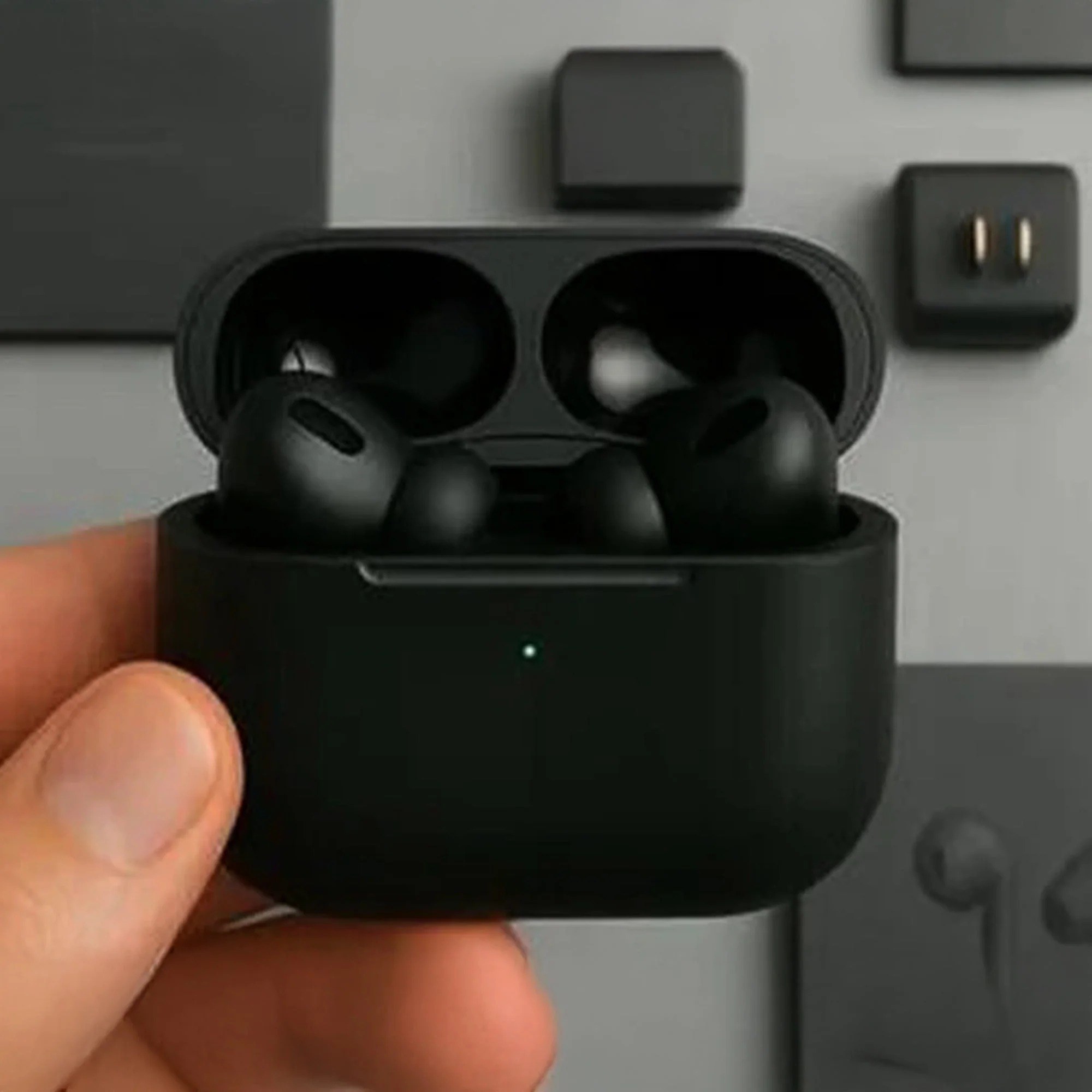 Black Apple Airpods Pro 2 - Personal Audio Equipment Created For Sound Playback And Daily Listening Session - Black thumbnail 2