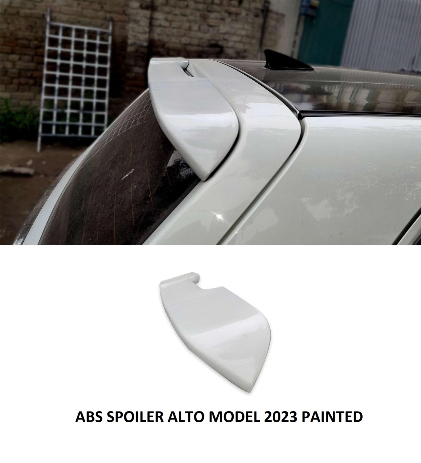ABS Painted Rear Roof Spoiler Wing for Suzuki Alto (2019–2024 Models)
