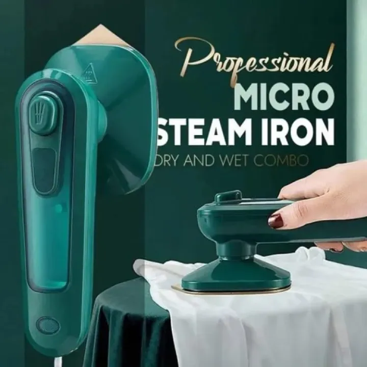 Portable Mini Steam Iron - Wet & Dry Ironing thumbnail 4
