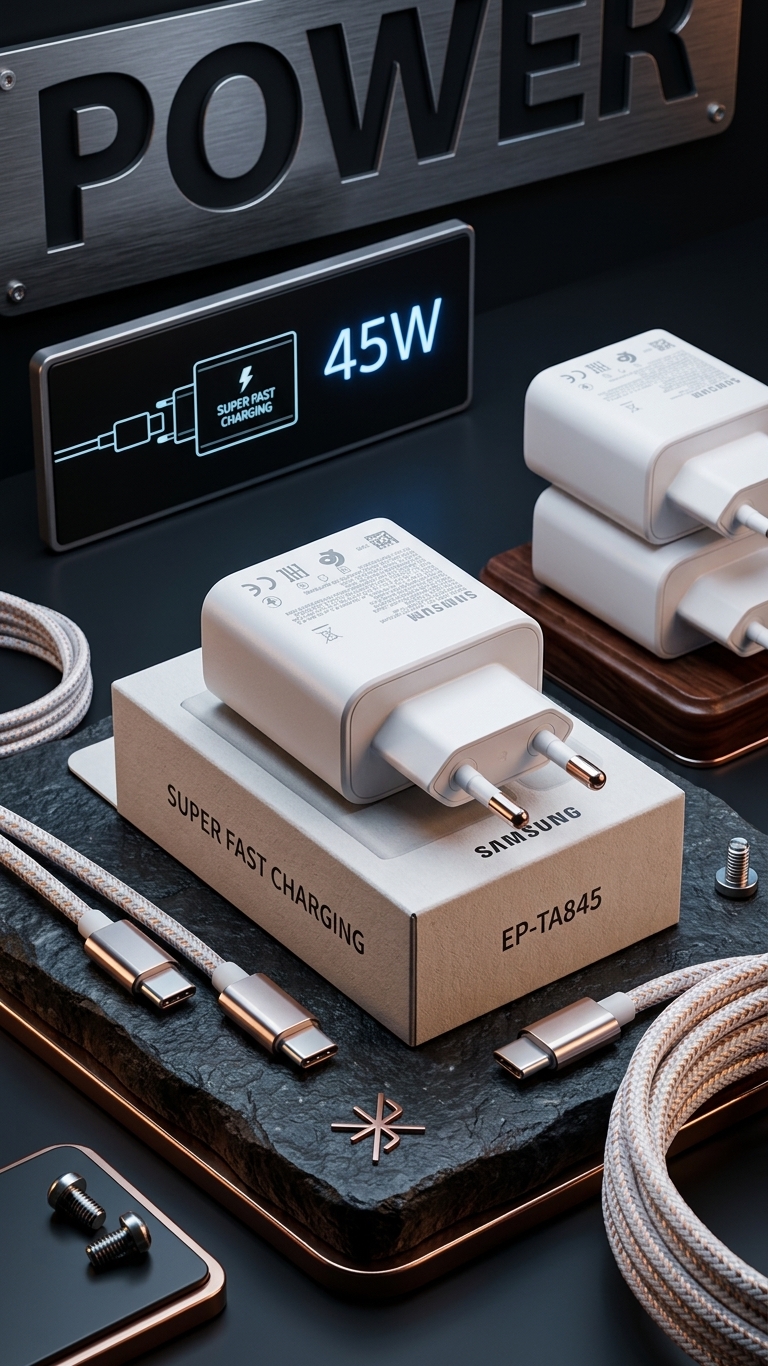 Samsung 45W Super Fast Charging Adapter (EP-TA845) – Type-C Power Adapter thumbnail 2