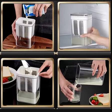 Multi-Purpose 1100ML Greek Yogurt Maker Hung Curd Strainer Box with Mesh Filter | Yogurt Maker thumbnail 4