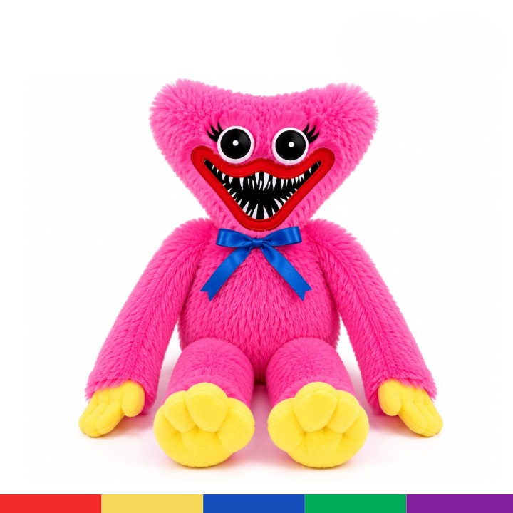 Poppy Playtime Huggy Wuggy & Kissy Missy Soft Plush Toy Pair - Random Color thumbnail 5