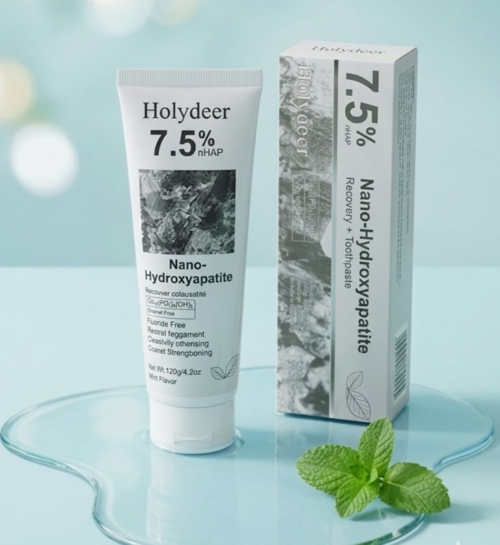Holydeer 7.5 Percent Nano Hydroxyapatite Toothpaste 120G Enamel Repair Sensitivity Relief Whitening Practical Choice For Daily Oral Care
