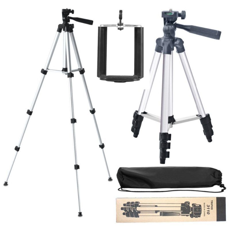 3-in-1 Professional Camera & Mobile Tripod Stand – Adjustable & Foldable thumbnail 3