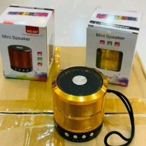 WS 887 Mini Portable Bluetooth Speaker Compact Wireless Durable Powerful Practical Choice For Music Travel Outdoor And Home Use thumbnail 4