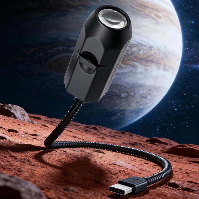 USB Ceiling Moon Earth Projection Atmosphere Light Starry Sky Lamp Night Light Romantic Bedroom Decoration Projector With 6 Lenses view 3