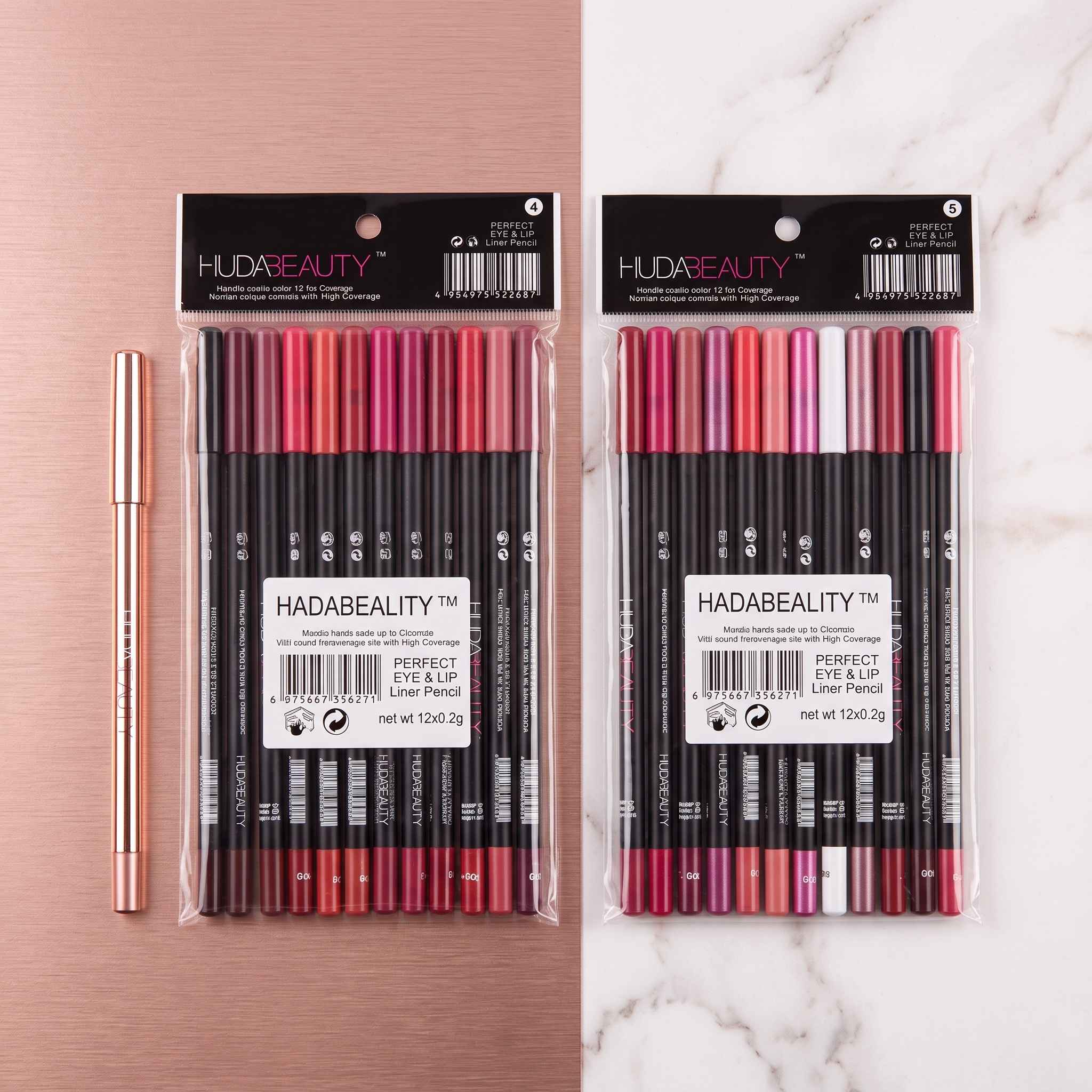 Huda Beauty Perfect Eye & Lip Liner - Set of 12pcs thumbnail 2