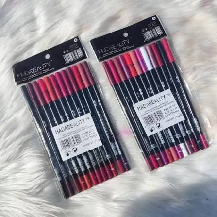 Huda Beauty Perfect Eye & Lip Liner - Set of 12pcs thumbnail 3