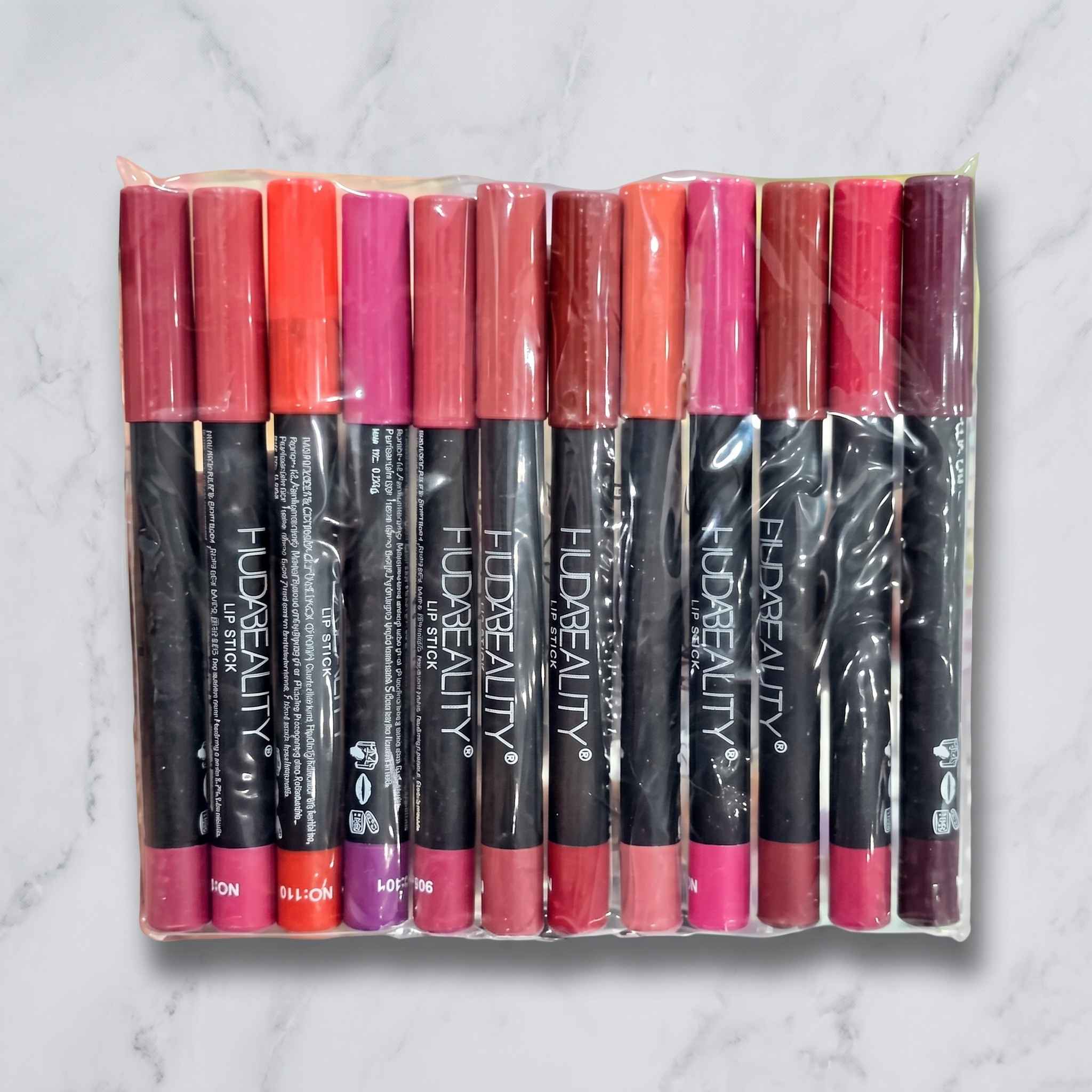 Huda Beauty Lip Pencil Set - 12 Shades thumbnail 2