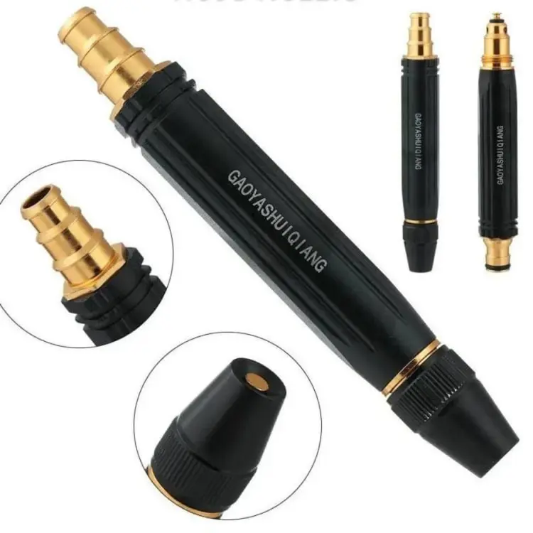 High Pressure Metal Brass Adjustable Nozzle Water Spray Gun - Watering Tool Designed For Fluid Spraying And Daily Garden Maintenance Routine thumbnail 2