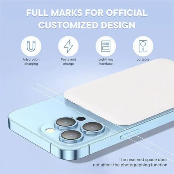 10000mAh Magnetic Wireless Power Bank - Fast Charging Android and IPhone both Suteable Power Bank thumbnail 4