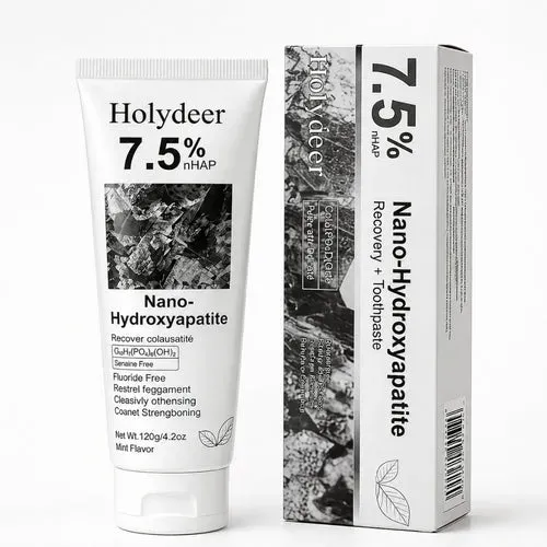 Holydeer 7.5 Percent Nano Hydroxyapatite Toothpaste 120G Enamel Repair Sensitivity Relief Whitening Practical Choice For Daily Oral Care thumbnail 2