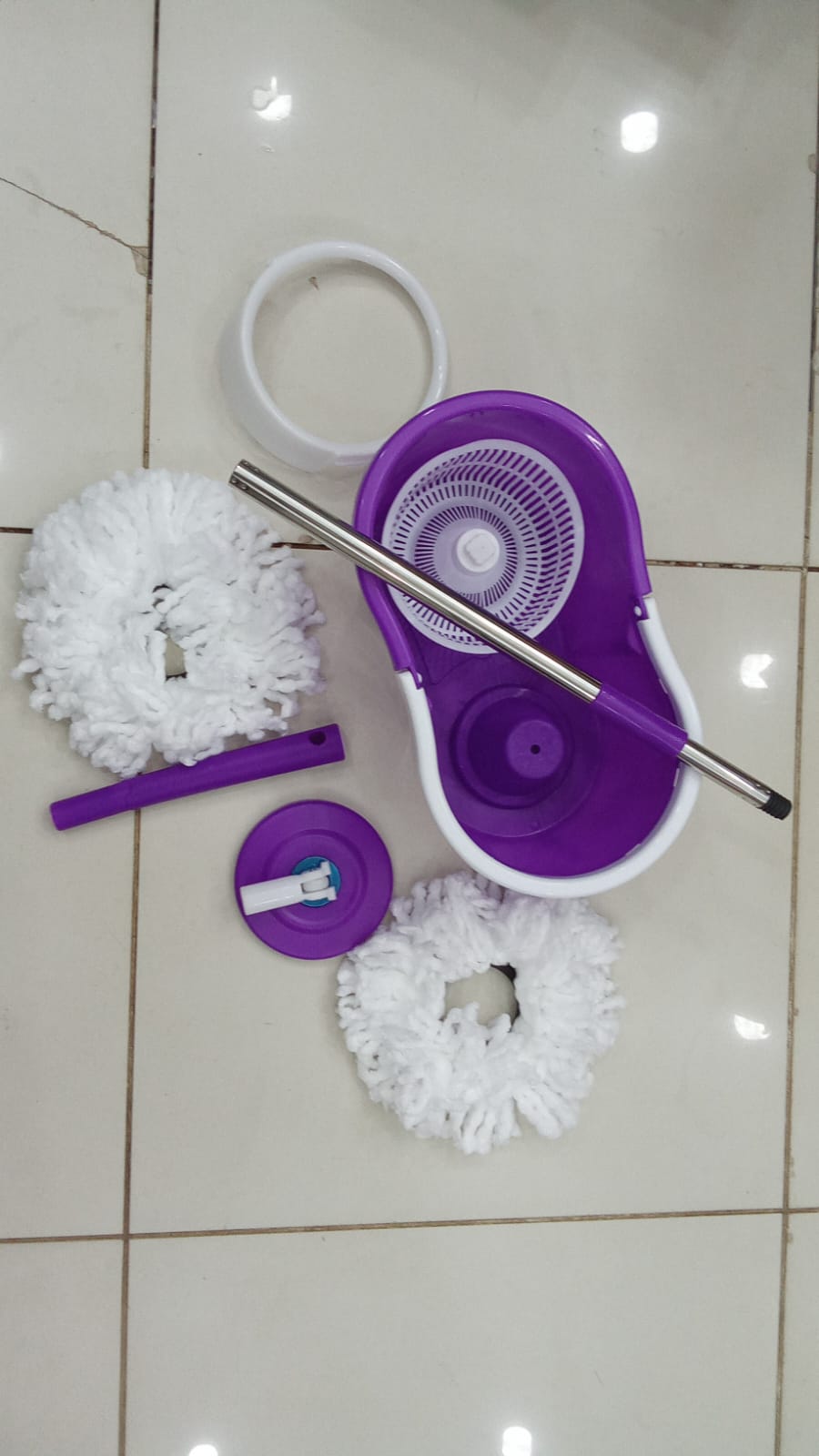 360° Rotating Head Mops with Bucket Mob Deep-cleaning magic mop-microfiber mop | Best for home and office cleaning thumbnail 4