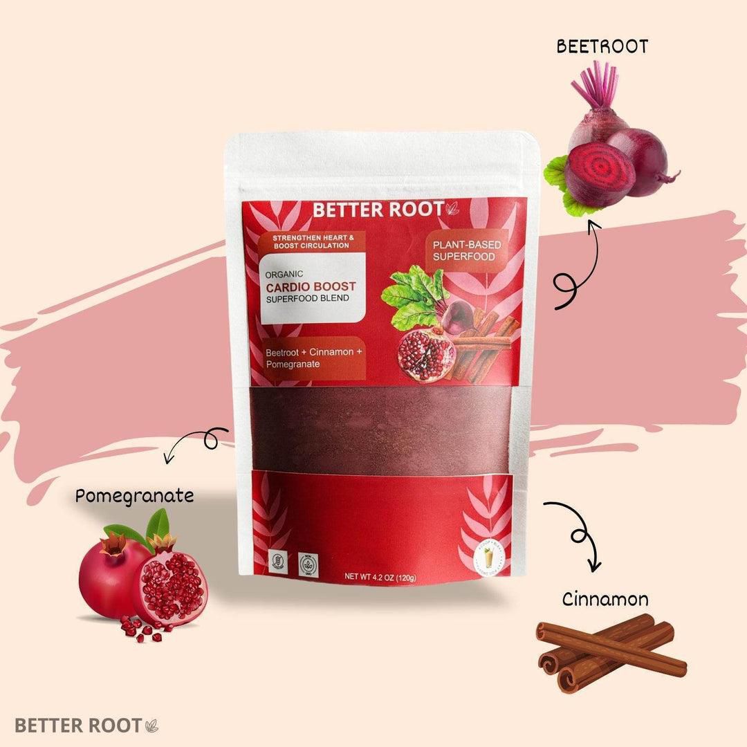 Better Root Organic Cardio Boost Superfood Blend (120g)