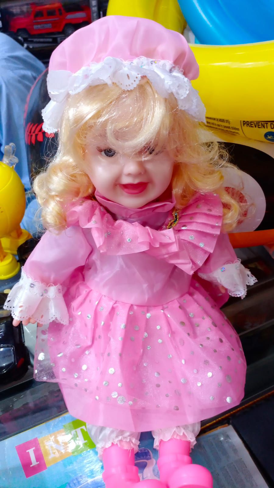 Lovely Princess Doll For Kids With Premium Lace And Frill Dress Soft Fabric And Durable Kid-Friendly Design For Birthdays Holidays And Special Occasions thumbnail 5
