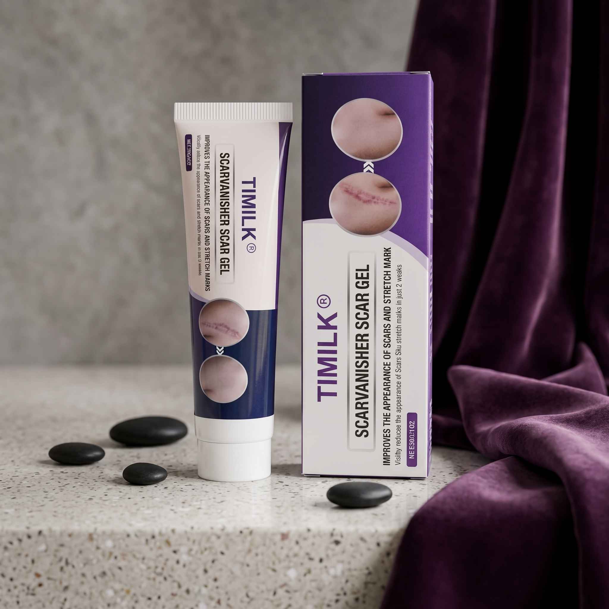 TIMILK Scarvanisher Scar Gel – Advanced Scar & Stretch Mark Cream - 30g thumbnail 2