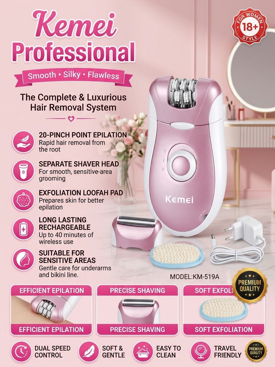 Kemei Professional Hair Removal System KM-519A thumbnail 2