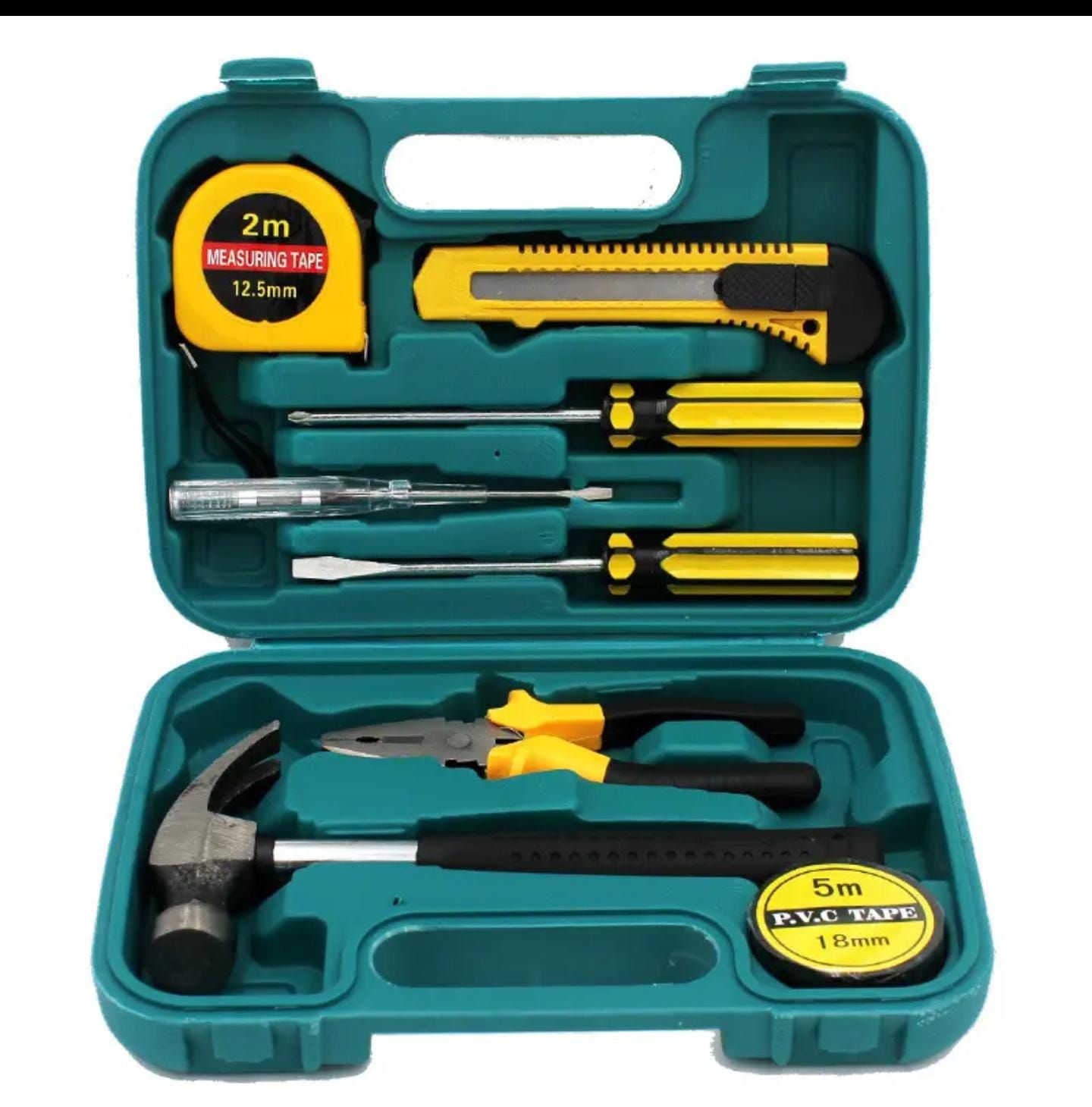 8 Pcs Professional Toolset With Storage Box - Tool Set Designed For Hardware Maintenance And Daily Repair Routine thumbnail 3