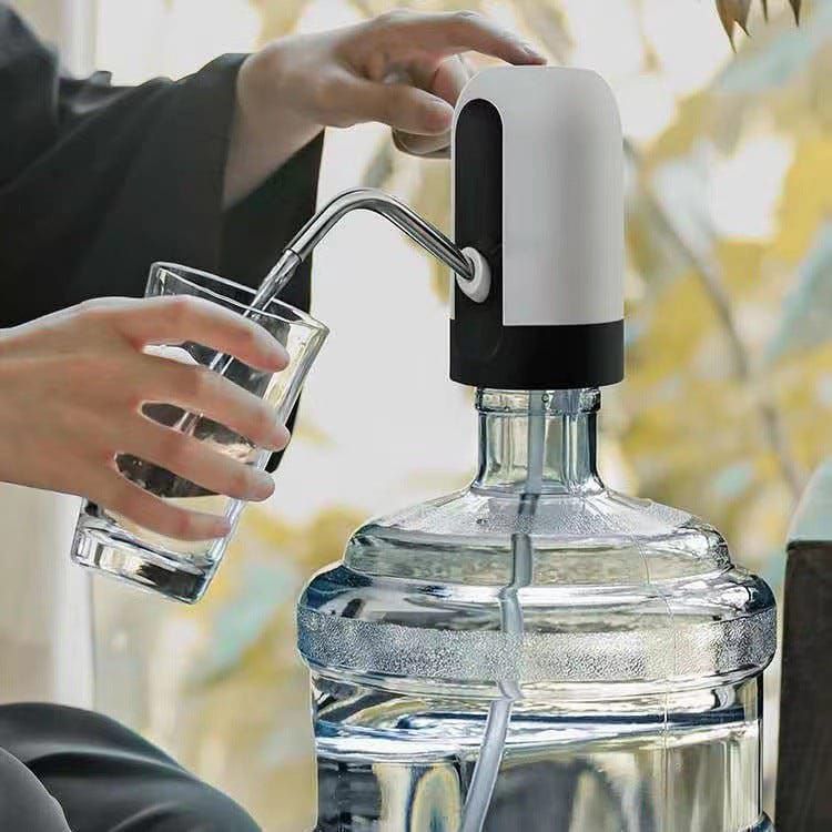 Automatic Water Pump Dispenser Rechargeable Portable USB Pump For Standard Water Bottles With Quick Water Flow For Home Office And Outdoor Use thumbnail 2