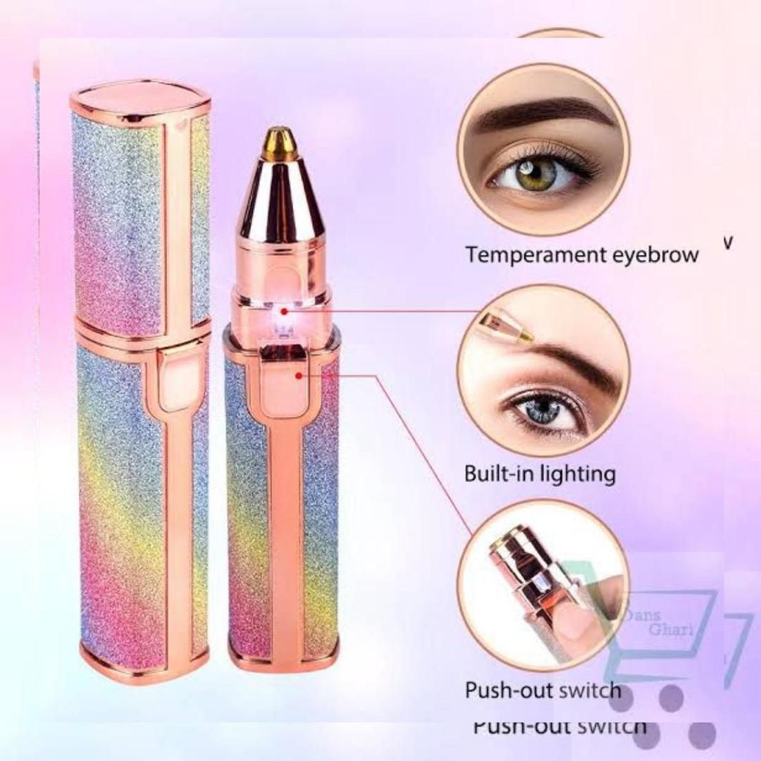 Flawless 2 In 1 Eyebrow Trimmer And Shaver - Grooming Device Designed For Hair Removal And Daily Beauty Routine thumbnail 3