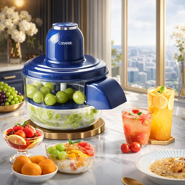 Premium Multi-Purpose Manual Food Chopper – Easy Vegetable, Fruit & Garlic Cutter thumbnail 4