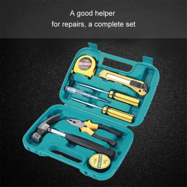 8 Pcs Professional Toolset With Storage Box - Tool Set Designed For Hardware Maintenance And Daily Repair Routine thumbnail 2