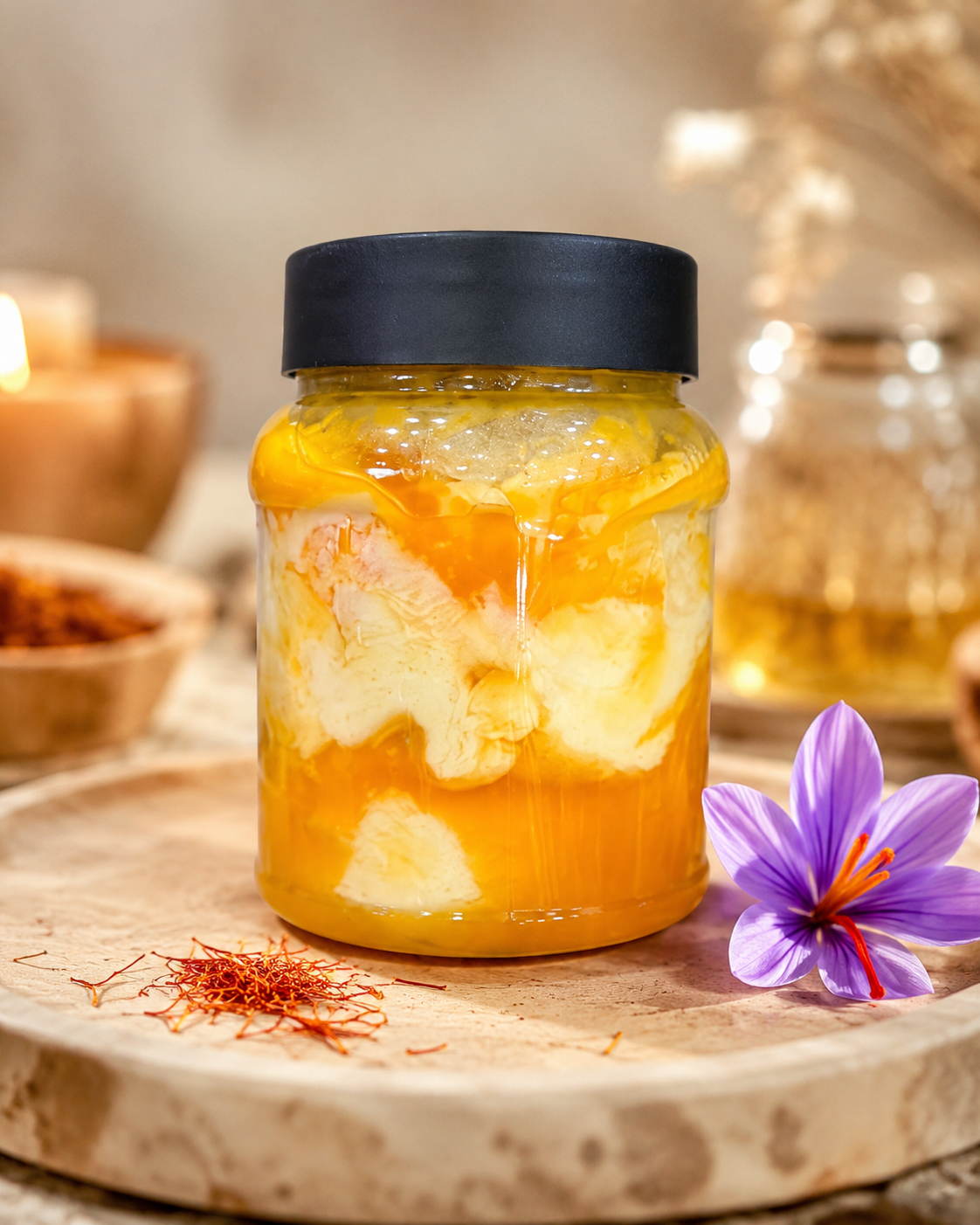 Zafrani Premium Saffron Honey – 250g Natural Saffron Infused Honey thumbnail 3