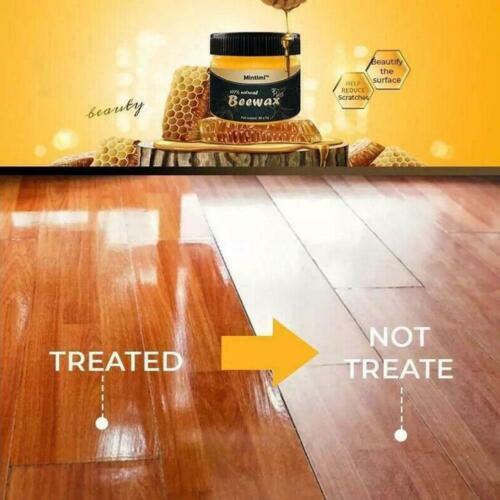 100% Natural Beewax - Premium Wood Seasoning & Furniture Polish - 85g Jar thumbnail 2