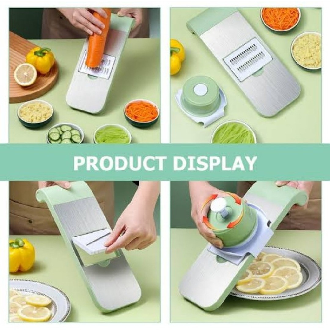 Multifunctional Stainless Steel Vegetable Slicer And Chopper - Kitchen Tool Designed For Food Preparation And Daily Cooking Routine thumbnail 2