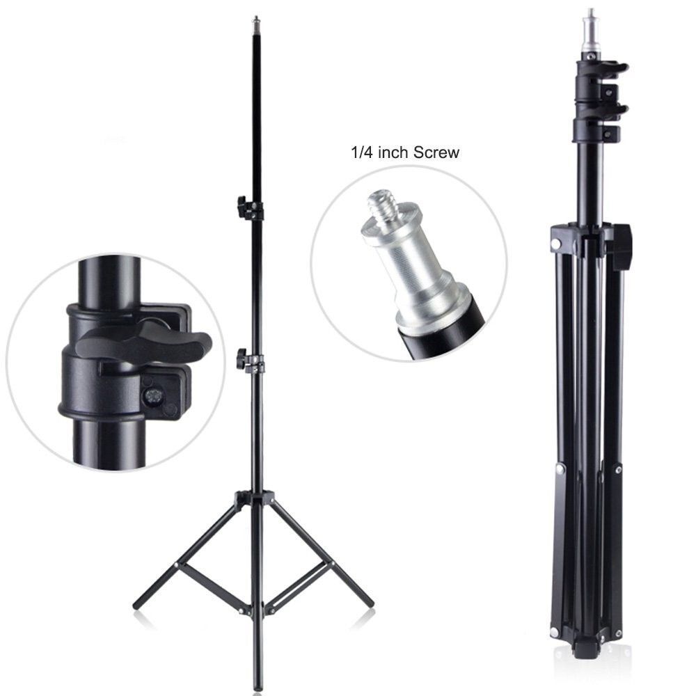 210cm Portable Tripod Stand for Photography & Live Studio thumbnail 2