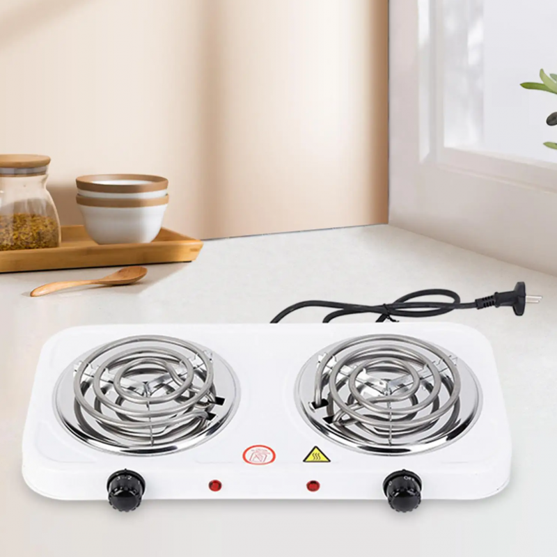 Double Electric Stove | Dual Hot Plate Cooker | Twin Coil Electric Cooking Stove thumbnail 4