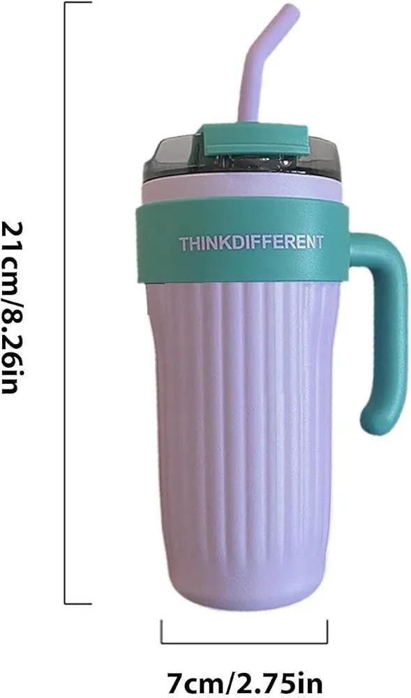 Dual-Layer Glass Water Bottle with Protective Shell & Handle (800ml) thumbnail 4