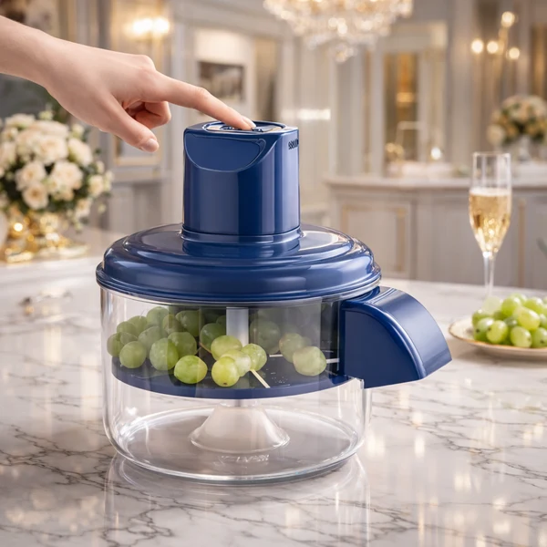Premium Multi-Purpose Manual Food Chopper – Easy Vegetable, Fruit & Garlic Cutter thumbnail 2