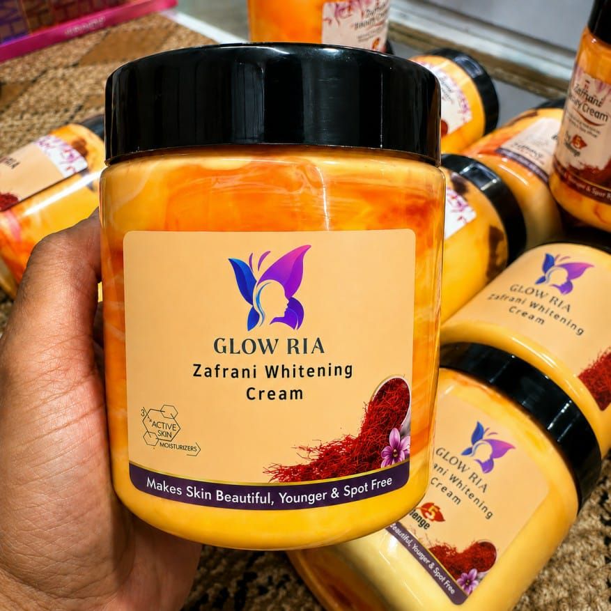 Zafrani Whitening Cream With Serum 250g Jar Brightening Formula For Soft Radiant Skin thumbnail 3