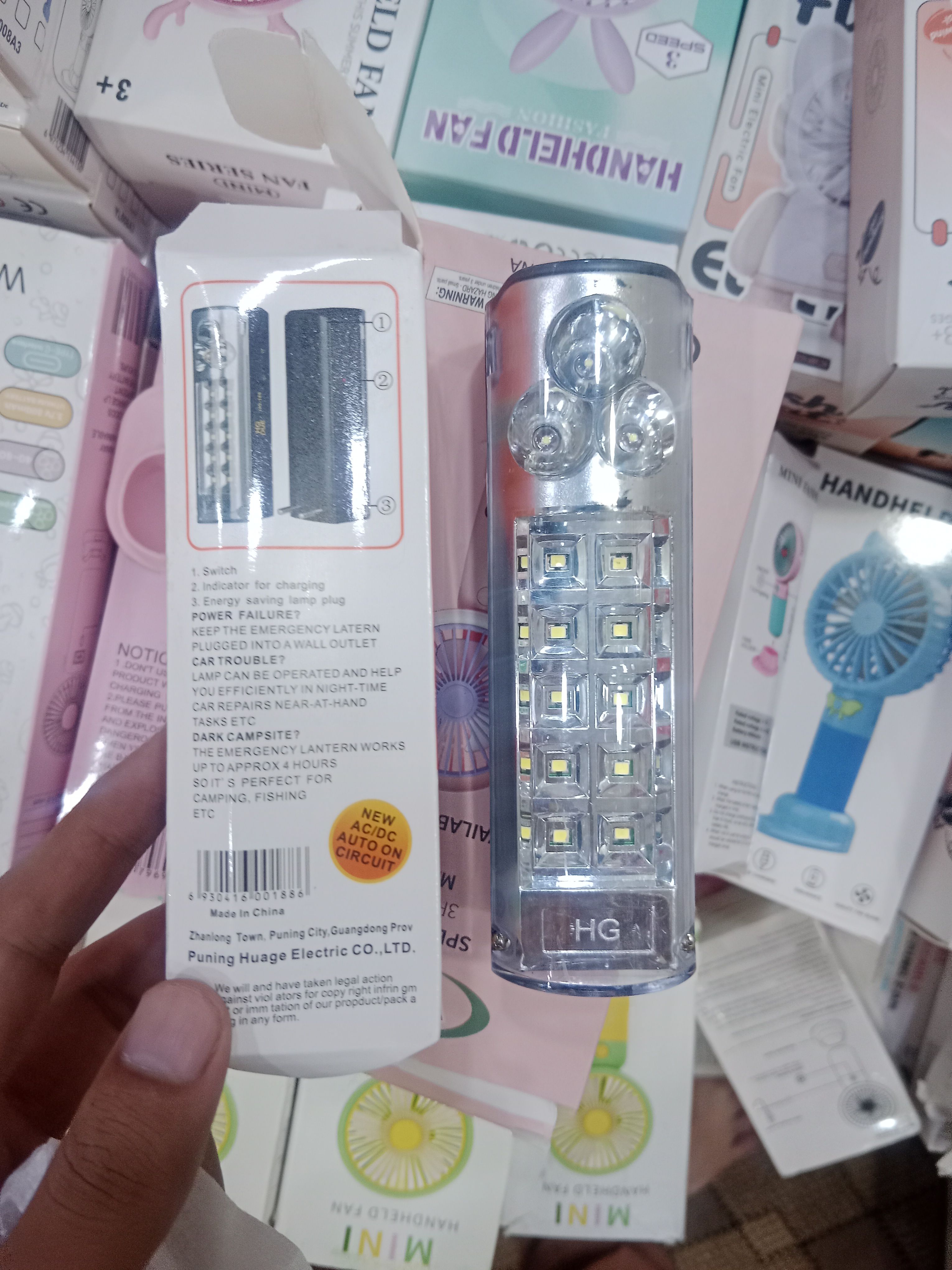 HG DUE HG-188 SMD Rechargeable Emergency Light thumbnail 3