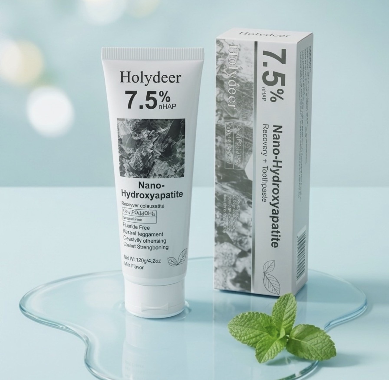 Holydeer 7.5% Toothpaste nHAP Nano-Hydroxyapatite Toothpaste 120g