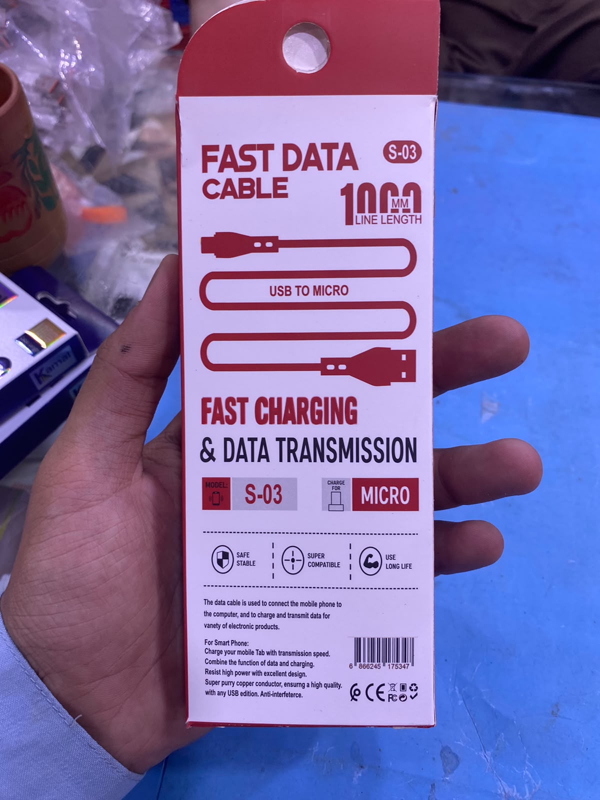Fast Charging & Data Transmission Cable (1000mm – Type-C / Micro USB) thumbnail 4