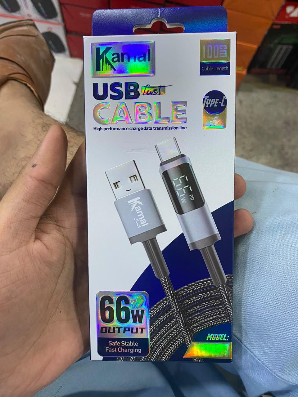 Kamal USB to Type-C Fast Charging & Data Transmission Cable – 100cm thumbnail 3
