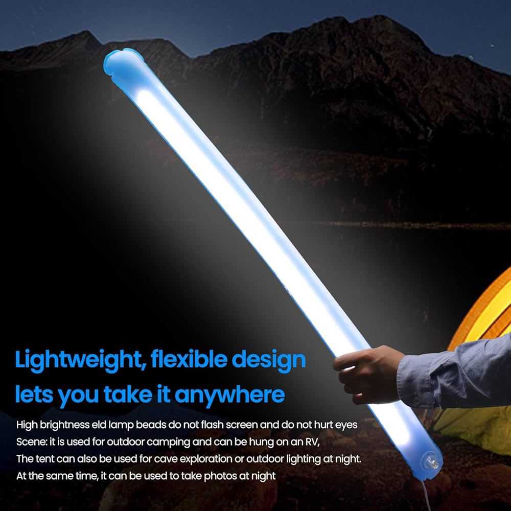 Adium Camping Inflatable Light, New Tent Portable Camping Light, USB Interface Outdoor Camping Light, Foldable Inflatable Camping Light thumbnail 5