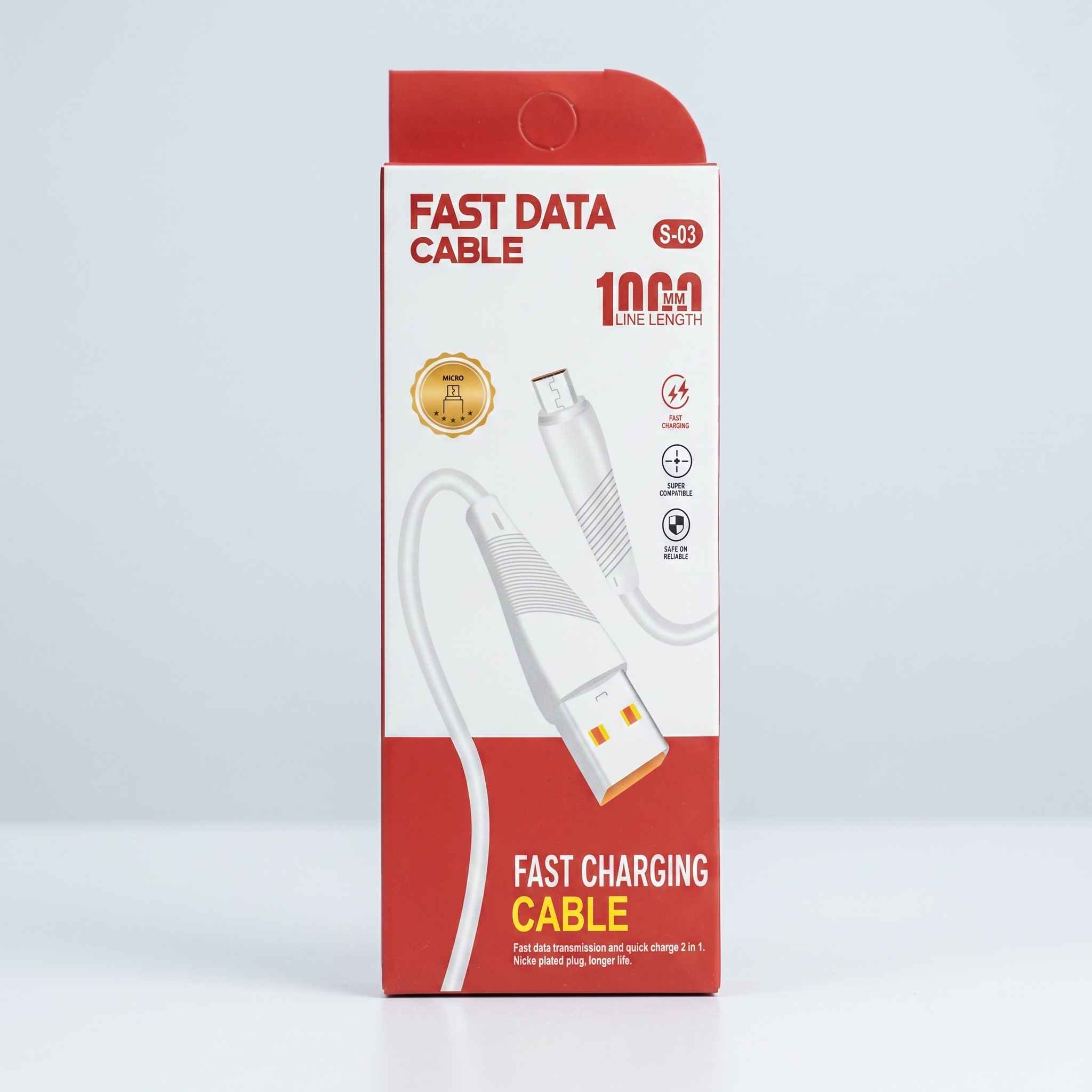 Fast Charging & Data Transmission Cable (1000mm – Type-C / Micro USB) thumbnail 2